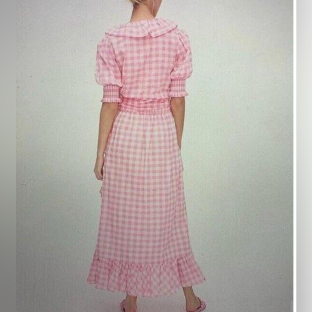 J. Crew Pink Gingham Skirt Set